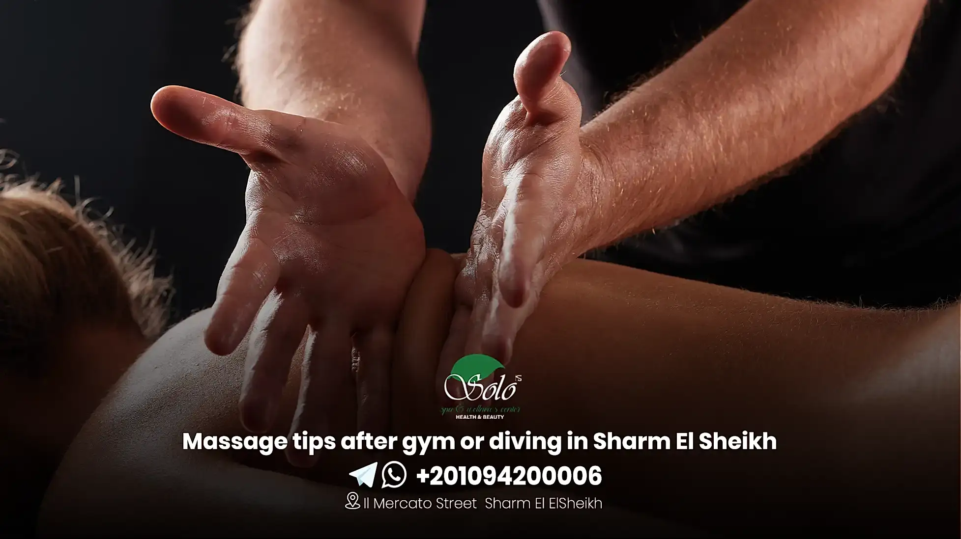 Massage Tips After Gym Or Diving In Sharm El Sheikh